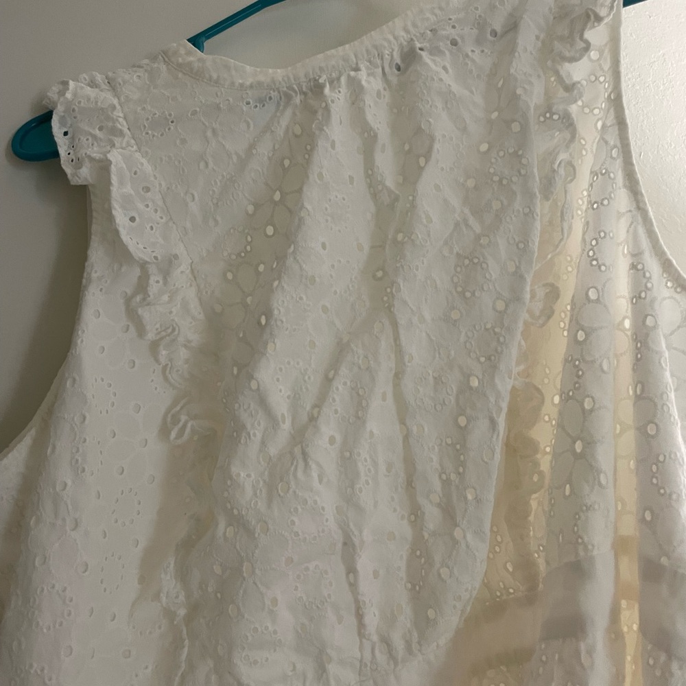 ModCloth white mid length dress